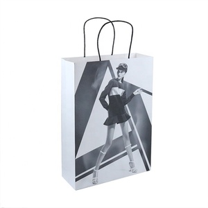 personalizado foto Kraft marrón blanco bolsa de <span class=keywords><strong>papel</strong></span> de compras con mango retorcido de <span class=keywords><strong>papel</strong></span> gris bolsa de <span class=keywords><strong>papel</strong></span> kraft - Product Image 1