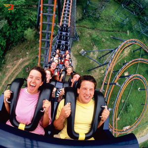 Parque de Atracciones equipo emoción velocidad de juego paseo en montaña rusa personalizado para venta parque temático 1 220V/380V Frp + acero 3 años - Product Image 5