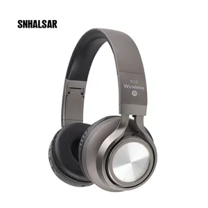 SNHALSAR S110 fábrica OEM auriculares personalizados marca estéreo plegable auriculares inalámbricos Radio FM auriculares