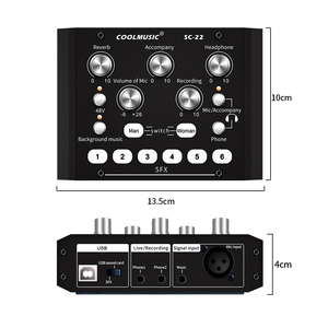 Coolmusic professionnel USB <span class=keywords><strong>carte</strong></span> <span class=keywords><strong>son</strong></span> en direct <span class=keywords><strong>interne</strong></span> Usb <span class=keywords><strong>carte</strong></span> <span class=keywords><strong>son</strong></span> externe adaptateur audio 2 en 1 Usb T Stock <span class=keywords><strong>carte</strong></span> <span class=keywords><strong>son</strong></span> 24 bits - Product Image 5