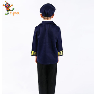 Costume de pilote professionnel <span class=keywords><strong>pour</strong></span> enfants, garçons, <span class=keywords><strong>Halloween</strong></span>, jeu de rôle, avec pantalon et haut - Product Image 4