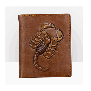 Cartera de Cuero Genuino para Hombre 2026, Oferta, Moda, Simple, Color Sólido, con Ranuras para Tarjetas - Product Image 4