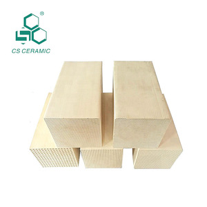 Nid d'abeilles en céramique pour RTO chaleur s'accumule 150*150*300 en céramique nid d'abeilles en céramique pour traitement <span class=keywords><strong>the</strong></span> - Product Image 5