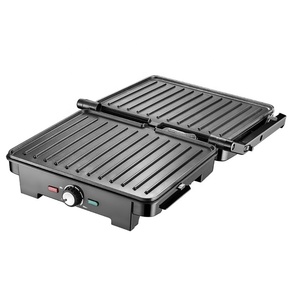 Plancha Eléctrica Comercial de 4 Rebanadas para Sándwiches con Placas para Waffles, Parrilla de Contacto Abierta de 180 Grados para Uso Doméstico - Product Image 2
