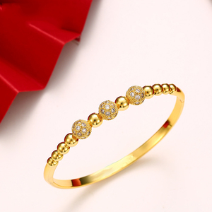 AW910401 <span class=keywords><strong>xuping</strong></span>-brazalete de moda de color dorado de 24k, joyería de arabia Saudita - Product Image 6