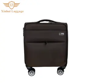 Novo design tamanho de cabine 1 levar na bagagem pc bagagem do trole bolsa de negócios brown