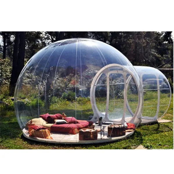 4 м прозрачный надувной туристический Снежный шар, надувные Пузырьковые прозрачные палатки
