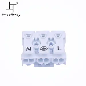 Greenway Hot sale 3 way corner connector 863 connector 3 pole wire connector plastic