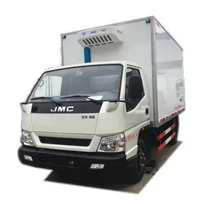JMC 柴油 4ton 5 吨牛肉蔬菜运输卡车/冷藏车