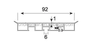 Ventas directas <span class=keywords><strong>de</strong></span> la fábrica <span class=keywords><strong>de</strong></span> plástico <span class=keywords><strong>PVC</strong></span> rodapié - Product Image 6