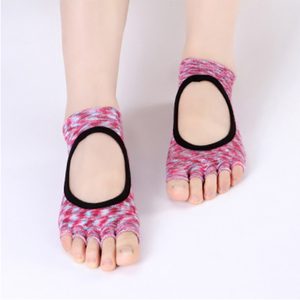 Vente en gros de nouveau tout-coton professionnel antidérapant chaussettes De Yoga et pelle rétrocaveuse chaussettes en 2019 - Product Image 1