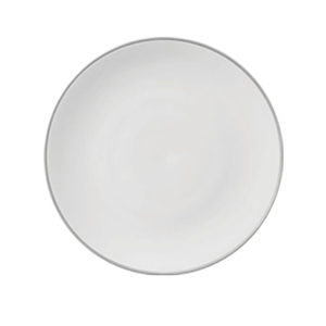 Las placas de cena de cerámica del borde de plata blanco disponible estándar <span class=keywords><strong>internacional</strong></span> del oro venden al por mayor para el r - Product Image 3