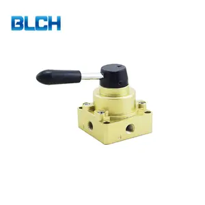 BLCH marca HV tipo de mano de alta calidad válvula rotativa/operada por aire Válvula de control/palanca de mano válvula