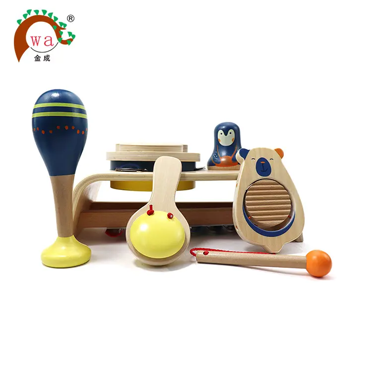 Speelgoed Muziekinstrument Houten Muziek Instrument Set Voor Kids