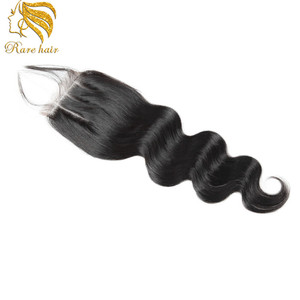 Lsy Bestseller de 2017 4x4 100% Cierre del cabello humano con el pelo del bebé - Product Image 5