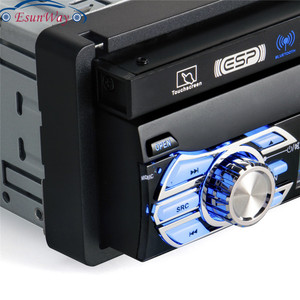 1din 7inch có thể thu vào màn hình đầu đơn vị Android Stereo <span class=keywords><strong>Car</strong></span> đài phát thanh Máy nghe nhạc tự động mở HD màn hình GPS navigation Auto đài phát thanh stereo - Product Image 4