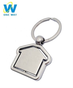 Personnaliser rotatif logé porte-clés en métal en forme - Product Image 3