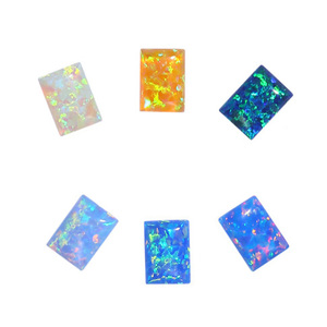 Sintético ópalo cabochon <span class=keywords><strong>Precio</strong></span> de <span class=keywords><strong>blanco</strong></span> piedra de ópalo - Product Image 3