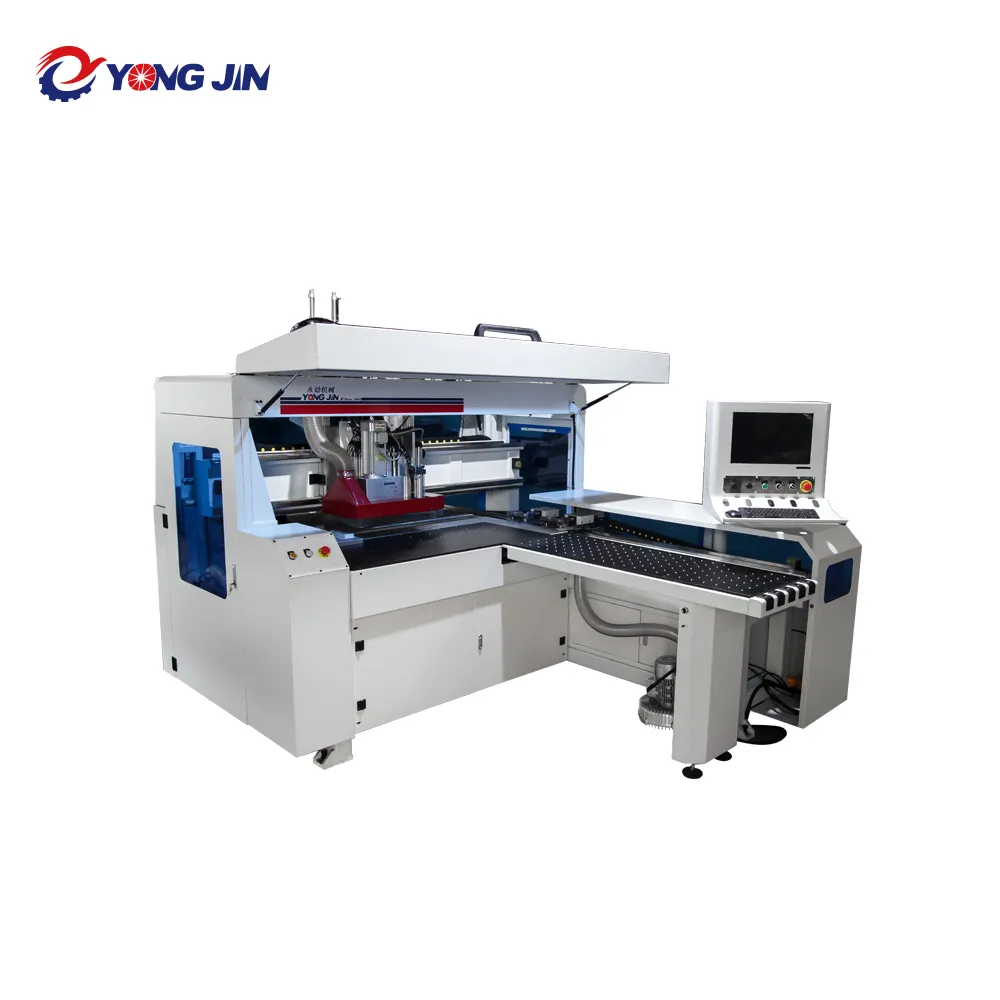 Yeni satış YJ-1200 Otomatik CNC Delme Makinesi Için Mobilya