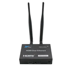 OEM ไร้สาย HDMI Extender เครื่องส่งสัญญาณและตัวรับสัญญาณ200เมตรที่มีราคาที่ดีที่สุด