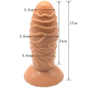FAAK134 Kleine Anale Diepe Textuur Juguetes Sexuales Seksuele Speelgoed Rubber Dildo Butt Plug Voor Beginner