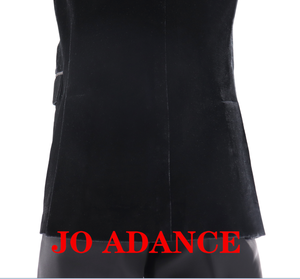 Salón de baile Hombres Terciopelo Competencia Trajes de sastre Pedido por encargo Genty Slim Cut Show Party Cosido - Product Image 4