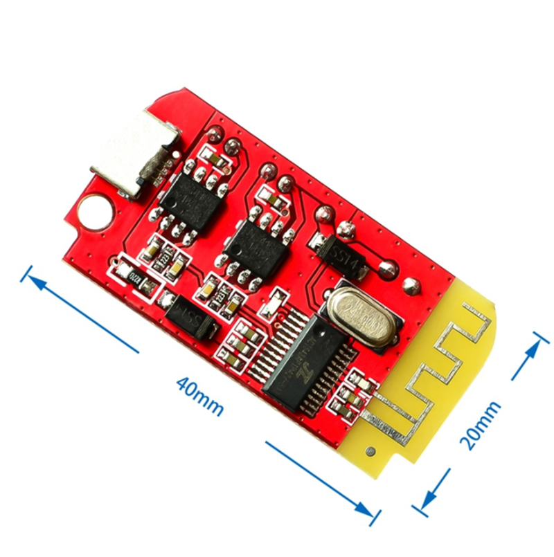 5 W + 5 W CT14 Micro 4.2 Audio stéréo bluetooth Module Amplificateur de Puissance avec le Port De Chargement
