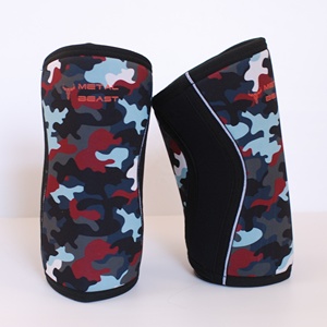 Custom Neoprene Gym Squat Pads Powerlifting Weightlifting Fitness Cross Training <strong>Compression</strong> 5mm 7mm <strong>Knee</strong> Support Sleeves - Product Image 2
