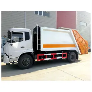 12cbm 판매를 위한 새로운 오두막 압축기 쓰레기 트럭 그리고 쓰레기 압축 분쇄기 혼동 쓰레기 트럭