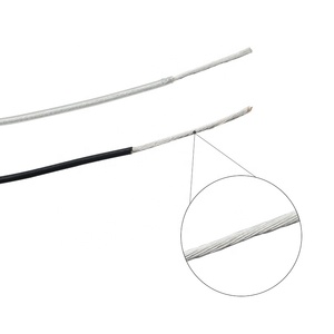 200deg 。 C テフロン加熱編組リード PTFE 絶縁 0.3 ミリメートル FF46-2 電線ケーブル - Product Image 1
