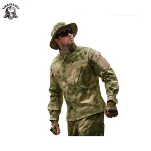 SINAIRSOFT 군 Tactical Cargo Pants Uniform 방수 Camouflage 군 BDU 전투 Uniform US 사냥 Clothing Set