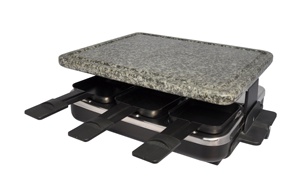 Grill <span class=keywords><strong>Raclette</strong></span> Électrique Portable <span class=keywords><strong>2</strong></span>-en-1 Antiadhésif avec Revêtement PTFE, Sans Fumée, Température Réglable, Nettoyage Facile <span class=keywords><strong>pour</strong></span> - Product Image 3
