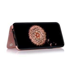 Ốp Crazy Horse Có Giá Đỡ Dạng Ví Đựng Thẻ, Họa Tiết PU, Có Nút Nam Châm Cho Samsung <span class=keywords><strong>Galaxy</strong></span> S8 S9 Plus S10E S10 S10Plus - Product Image 6