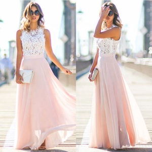 Commercio all'ingrosso Egitto Donne Più di Formato di Usura di Colore Rosa Caldo Tessuto Chiffon A Buon Mercato Abito <span class=keywords><strong>Da</strong></span> Sera - Product Image 6