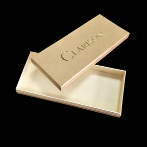Personalizado elegante especial de papel en relieve logotipo dorado caja de sombreros de cartón al por mayor, para bufandas - Product Image 3