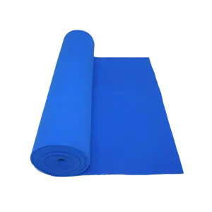 Blue 10ミリメートル厚さアイロンテーブルシリコーン発泡板と蒸気プレス機シリコーンスポンジパッド耐熱ゴムシート