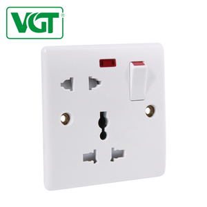 VGT Nhà Máy Trực Tiếp 13 MỘT Đa Switched Ổ Cắm 5 pin Ổ Cắm với Neon Ánh Sáng - Product Image 1