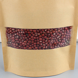 Hecho en China, nueva bolsa vertical de Papel kraft con ventanas transparentes, bolsa de papel kraft Vertical - Product Image 5