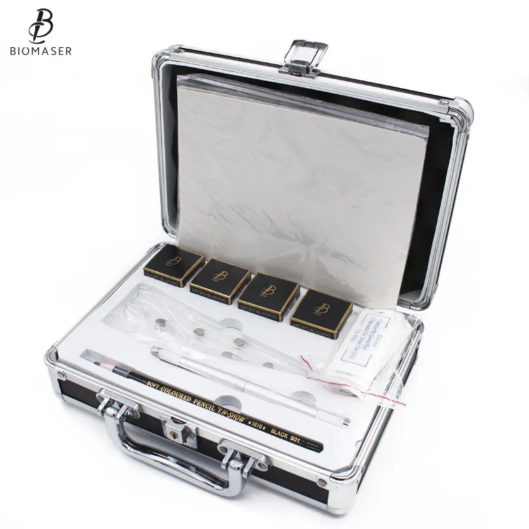 Biomaser-kit de sourcils pour microblading, fournitures de maquillage permanent, pour la broderie des sourcils