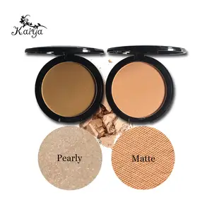 Wholesale Cosmetic Brighten Skin Micro Fine Oil Control Press Powders Compact Foundation Base Waterproof Pressed Powder Makeup