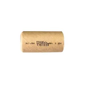 定制 nimh sub c 尺寸电池 1.2 v nimh sc3000mah/Sc2500Mah/Sc2000Mah/Sc1500Mah 充电电池