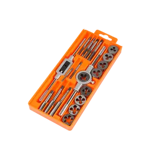 20 PIÈCES en acier allié <span class=keywords><strong>tarauds</strong></span> <span class=keywords><strong>et</strong></span> <span class=keywords><strong>filières</strong></span> métriques ensemble outils <span class=keywords><strong>de</strong></span> coupe <span class=keywords><strong>de</strong></span> fil - Product Image 1