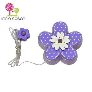 Sonnette de porte filaire personnalisée OEM nouveauté nouveau design décoratif en forme de fleur Ding Dong pour la décoration de chambre d'enfants - Product Image 1