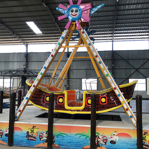 <span class=keywords><strong>Parque</strong></span> de Atracciones 10 asientos mini Barco Pirata viaje emocionante para la venta - Product Image 2
