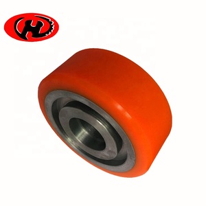 Roues de <span class=keywords><strong>chariot</strong></span> élévateur à fourche KANGHEFU applicables à <span class=keywords><strong>Linde</strong></span> T20sp, roues en polyuréthane, roues de charge 0009933803, <span class=keywords><strong>chariot</strong></span> élévateur électrique, polyuréthane 125*60 3 - Product Image 1