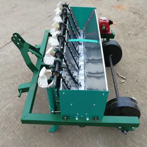 Automatic hand push gasoline engine garlic planting machine garlic seeder planter