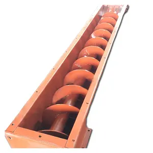 Flexible screw conveyor for ice