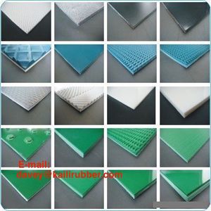 מזון כיתה pvc מסוע, ירוק ולבן PVC מסוע - Product Image 3
