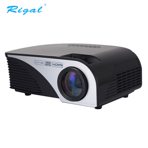 RD-805B mini projecteur 50 W portable <span class=keywords><strong>full</strong></span> <span class=keywords><strong>HD</strong></span> <span class=keywords><strong>1080</strong></span> <span class=keywords><strong>p</strong></span> LED micro projecteur avec HDMI/USB/VGA/AV de Rigal - Product Image 1