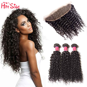 8 a 30 pulgadas brasileño de la Virgen 3 paquetes de pelo rizado tejer la extensión del cabello humano para la venta - Product Image 2